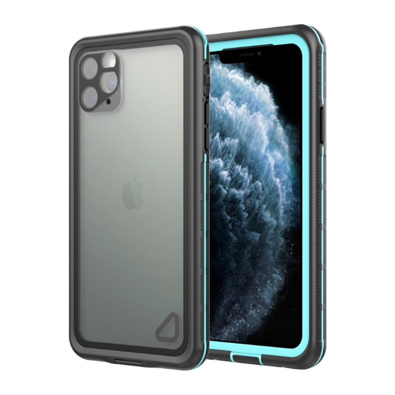 Най-добрите непромокаеми iphone 11 калъфки с евтини спасителни кутии за iphon11 wterprofich puch за iphone (синьо) с прозрачна задна корица